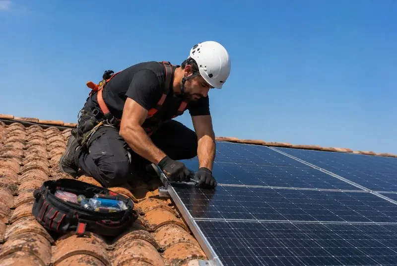 Maintenance et monitoring de panneaux solaires à Feignies